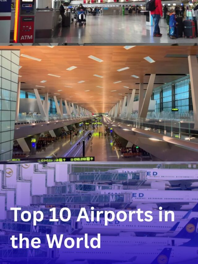 Top 10 Airports in the World 2025 | Most Beautiful & Luxurious Airports